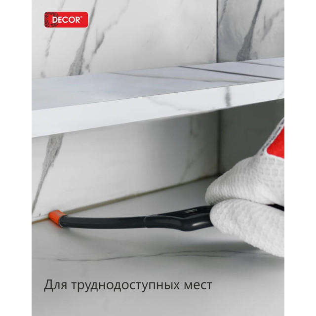 Шпатель Decor 113-400 для селиконов и герметиков со сменными адаптерами