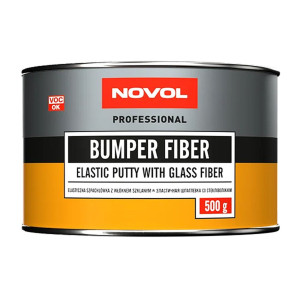 Шпатлёвка Novol Bumper Fiber для пластиков 0.5 кг