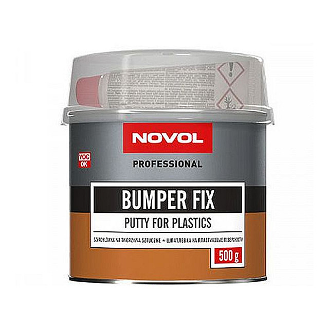 Шпатлёвка Novol Bumper Fiх для пластиков 0.5 кг
