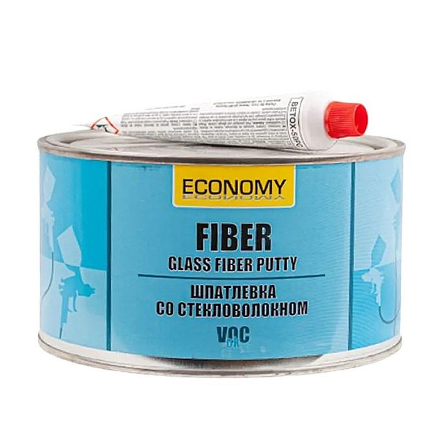 Шпатлёвка Novol Economy Fiber со стекловолокном 0.9 кг