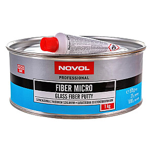 Шпатлёвка Novol Fiber Micro со стекловолокном 1 кг