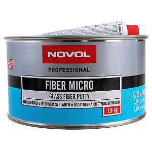Шпатлёвка Novol Fiber Micro со стекловолокном 1.8 кг