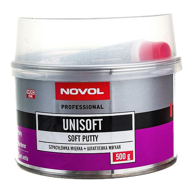 Шпатлёвка Novol Unisoft мягкая 0.5 кг