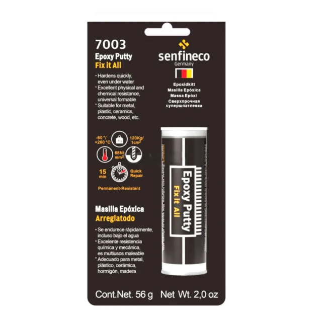 Шпатлевка эпоксидная Senfineco Epoxy Putty