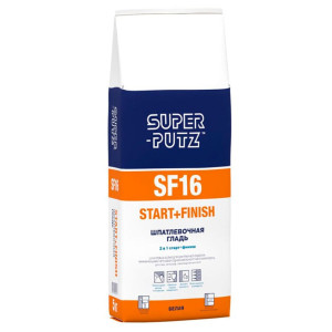 Шпатлевка Super-Putz SF16 Start+Finish шпатлевачная гладь 5 кг