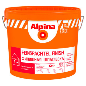 Шпатлевка Alpina Expert Feinspachtel Finish белая 4.5 кг