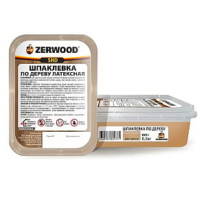 Шпатлевка Zerwood SHD по дереву латексная береза 0.3 кг