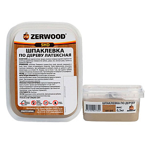 Шпатлевка Zerwood SHD по дереву латексная дуб 0.3 кг