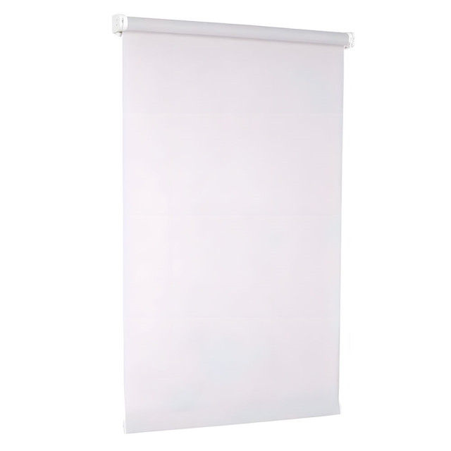 Штора рулонная Delfa Сантайм Лен СРШ-01МЭ-2800 52(48)/160 см белый