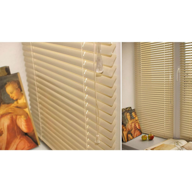 Жалюзи Delfa СГЖ-2083 70/160 см горизонтальные слоновая кость