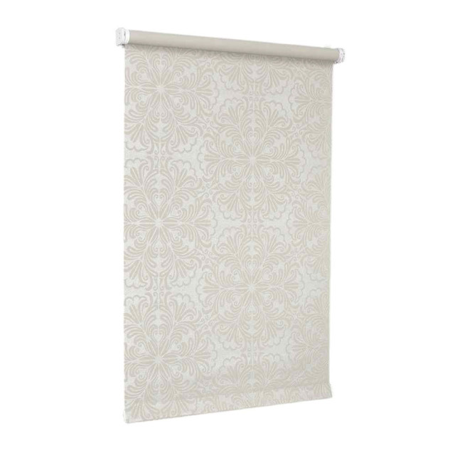 Штора рулонная Delfa Металлик принт СРШ-01М-7591 56(52)/170 см кремовый
