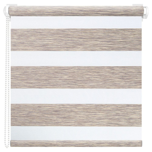 Штора рулонная Вудэн 014.13 52*160 см бежево-серый