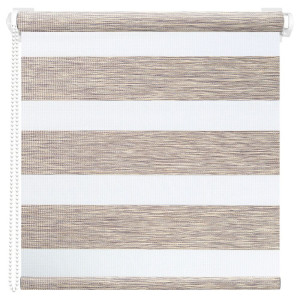 Штора рулонная Вудэн 014.13 90*160 см бежево-серый