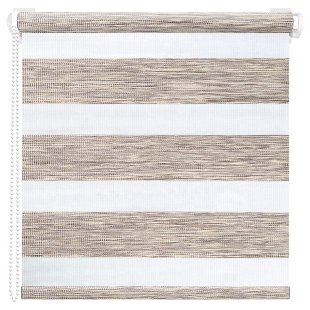 Штора рулонная Вудэн 014.13 57*160 см бежево-серый