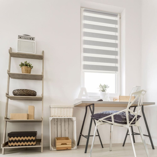 Штора рулонная Delfa Стандарт А605 60/160 см серый