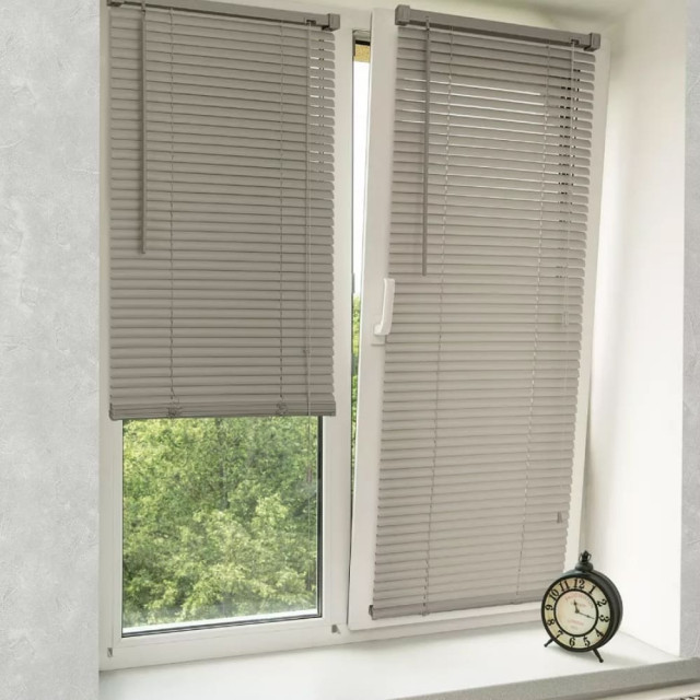 Жалюзи Delfa Bliss ПВХ NO.RF-M-001 80/160 серебро