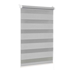 Штора рулонная Delfa Стандарт СРШ-01МКЭ-40605 45/160 см серый 38х38