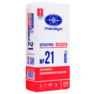 Штукатурка Тайфун Мастер №21 цементная 25 кг