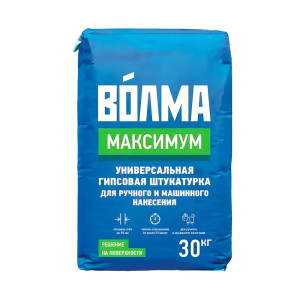 Штукатурка Волма Максимум гипсовая смесь сухая 30 кг