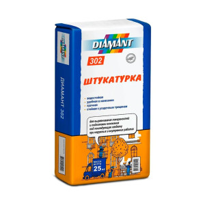 Штукатурка Diamant 302 цементная 25 кг
