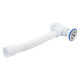Сифон Vir-Plast 30980676 Мини элит с литым выпуском и гофротрубой 1 1/2
