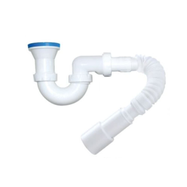 Сифон для душевого поддона AV Engineering  AVE129723 U-образный выпуск 70 мм