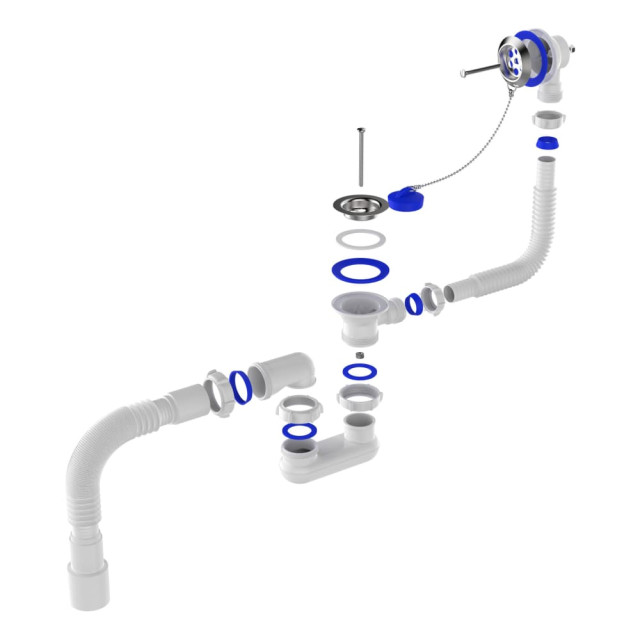 Сифон для ванны Aquant V655-25-MR 1 1/2
