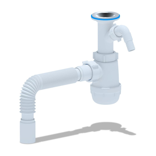 Сифон для мойки АНИ пласт А2010 бутылочный 1 1/2