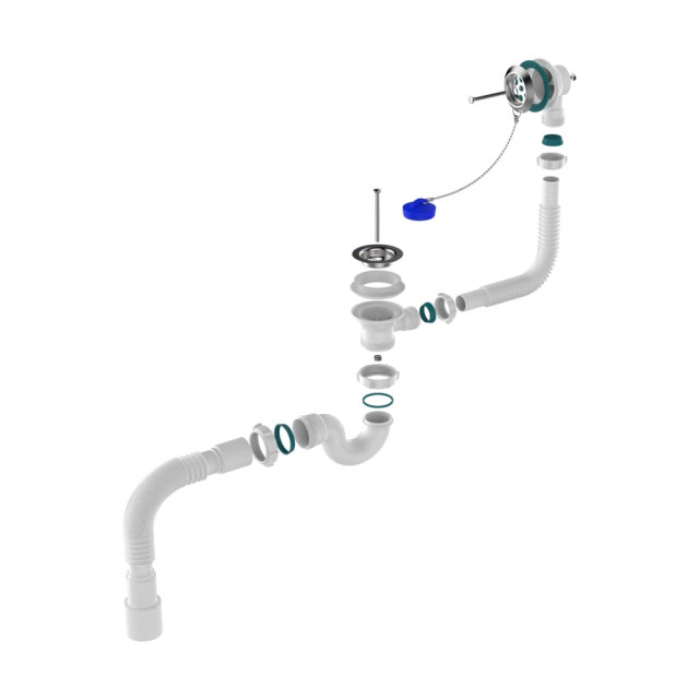 Сифон для ванны Aquant V155-30-MR 1 1/2