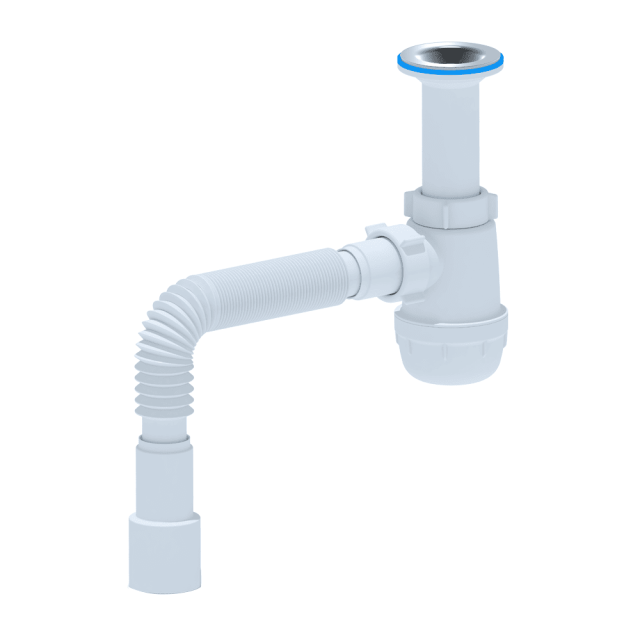 Сифон для мойки АНИ пласт A0515 бутылочный 1 1/2