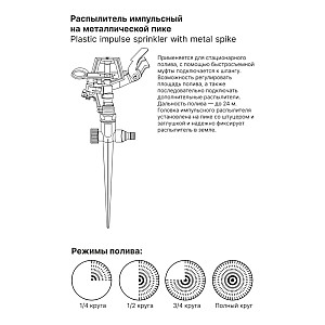 Распылитель импульсный Startul Garden ST6010-16  на металлической пике