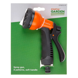 Пистолет-распылитель Startul Garden ST6012-01 8 позиций с мягкой ручкой