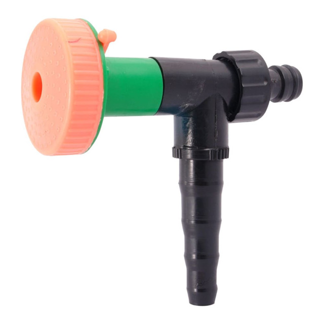 Наконечник для шланга Рыжий Кот Н-П с переключателем пистолет 1/2