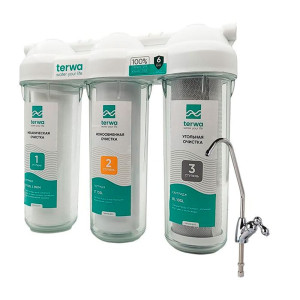 Фильтр Terwa Трио Умягчение трехступенчатый