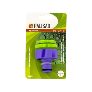 Адаптер Palisad 65735 пластмассовый 1/2-3/4-1 внутренняя резьба