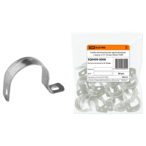 Скоба металлическая TDM Electric SQ0409-0008 однолапковая 31-32 мм