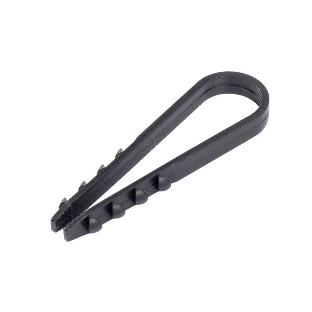 Дюбель-хомут Fortisflex 59544 ДХ 5-10 черный 100 шт