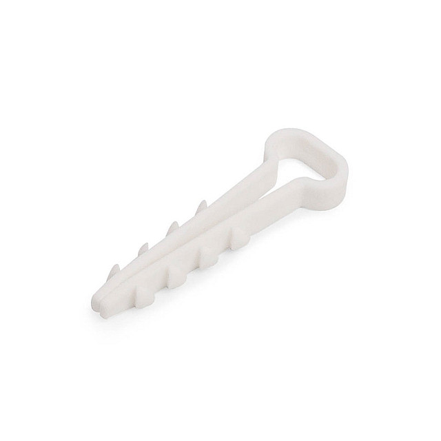 Дюбель-хомут Fortisflex 57159 ДХП 12-6 белый 100 шт