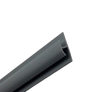 Профиль Н-образный Албико-групп ПВХ серый 610*3*10 мм