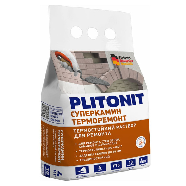 Суперкамин Терморемонт Plitonit 4 кг