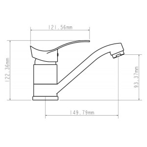 Смеситель для кухни Econoce серия 310 EC0315 D40-A