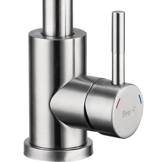 Смеситель для кухни Frap F40899 из нержавеющей стали