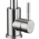 Смеситель для кухни Frap F40899 из нержавеющей стали