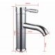 Смеситель для умывальника Frap F1052 D40 100 мм