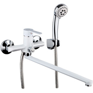 Смеситель для ванны Frap F2241 белый хром