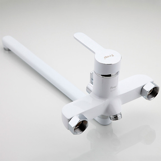 Смеситель для ванны Frap F2241 белый хром