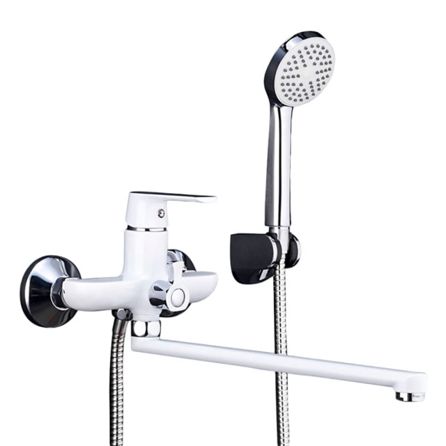 Смеситель для ванны Frap F2231 белый/хром