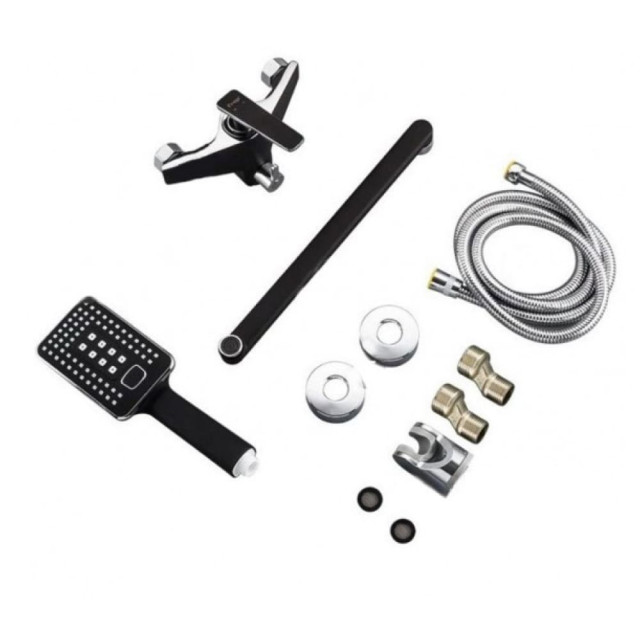 Смеситель для ванны Frap F2257 черный/хром