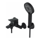 Смеситель для ванны AV Engineering AVWIN3-BL165-130 серия WIN D40 черный