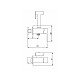 Смеситель для биде AV Engineering Seta AVSET02WT D25-A
